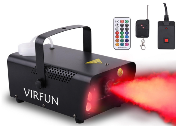 VIRFUN Halloween Fog Machine with Lights
