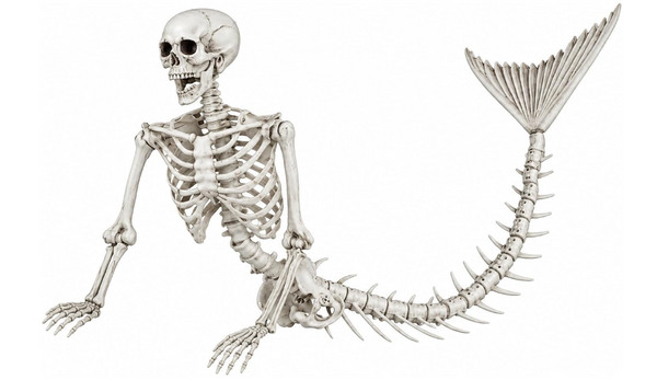 Mermaid Skeleton Halloween Decoration