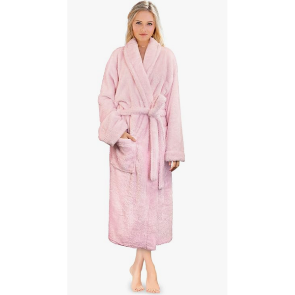 Light Pink Plush Robe